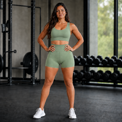 Conjunto Fitness Sculpt Energy Poliamida + Bolso