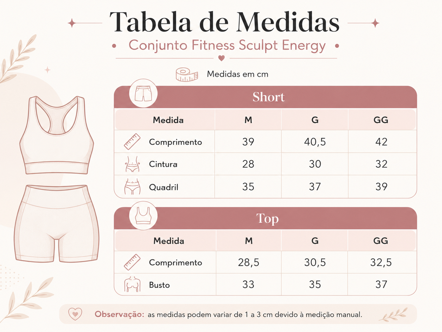Conjunto Fitness Sculpt Energy Poliamida + Bolso